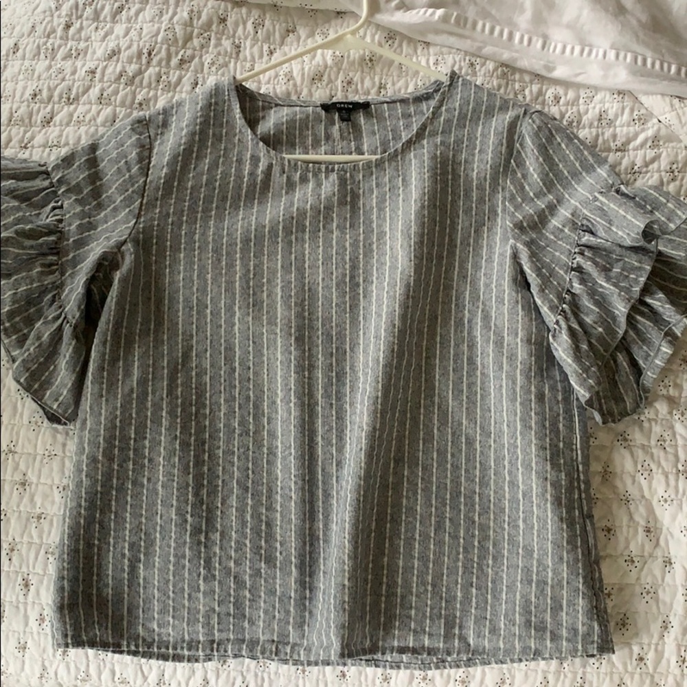 Ruffled Sleeve Top